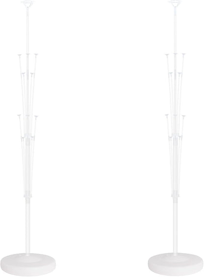 Balloon Column Kit for Floor- Set of 2, Balloon Stand Holder on Floor or Table by Tosuced