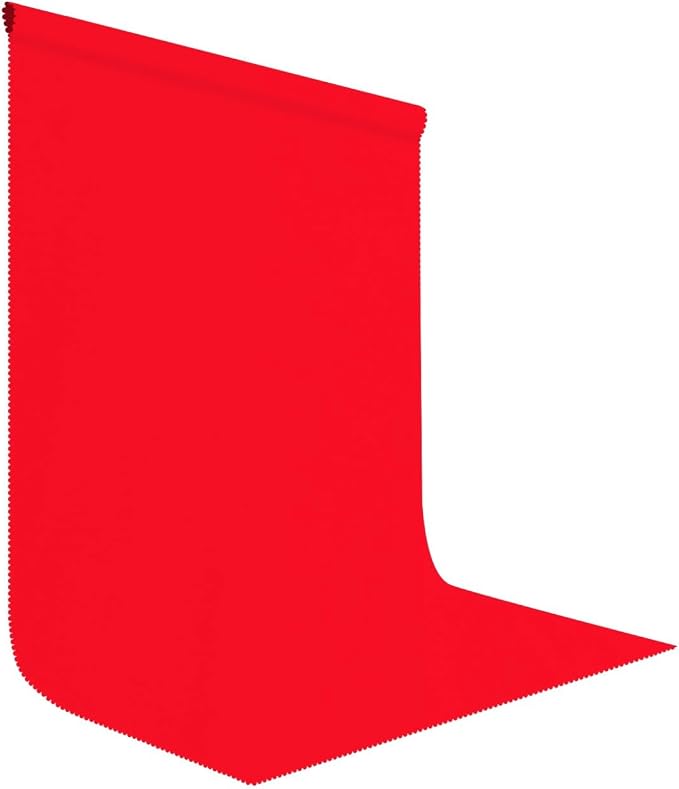Red Photography Backdrop for Photoshoot, Fabric 6x9ft | Polyester Studio Photo by LYLYCTY