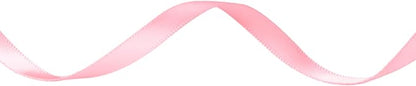 Ribbli Double Faced Pink Satin Ribbon, 1/4” x Continuous 25 Yards, Use - Image 2