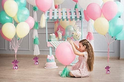 Metallic Plastic Wrapped Balloon Weights Party Decorations 12 Pcs - Image 8