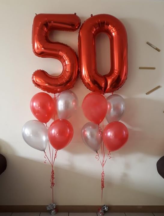 Red Number 13 Balloon 40 Inch - Image 7