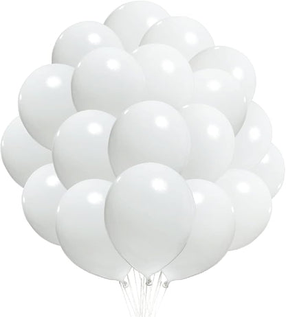 300 Pack White Balloons 12 Inch White Latex Balloons Bulk by ZWZLIULIAN