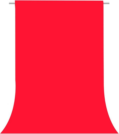 Red Photography Backdrop for Photoshoot, Fabric 3x5ft | Versatile Studio Photo by TERSUM