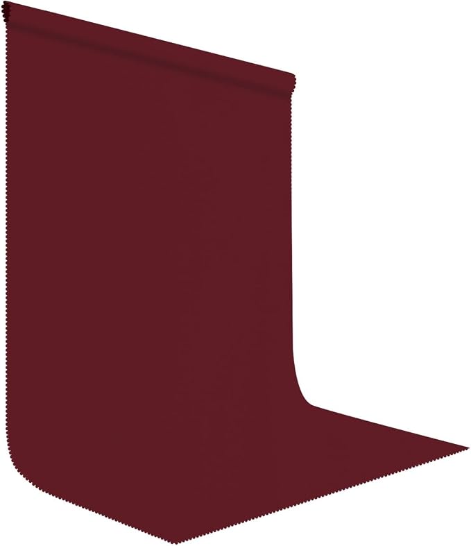 Burgundy Photography Backdrop for Photoshoot, Fabric 6x9ft | Polyester Studio by LYLYCTY