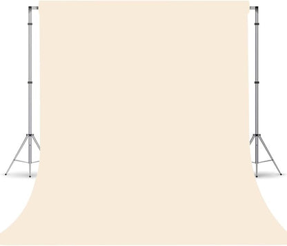 Cream Photography Backdrop for Photoshoot, Fabric 8x10ft | Versatile Studio by TERSUM