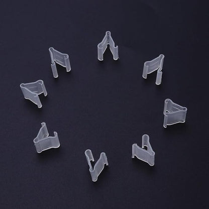 100Pcs Transparent Balloon V-shaped Clip Wedding Creative Balloon Clip Plastic - Image 6
