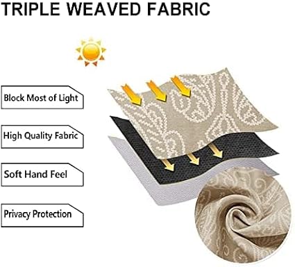DWCN Ombre Blackout Curtains 84 Inch Length - Image 6
