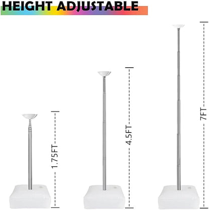 AooeDomi Metal Balloon Column Kit Set of 4, Reusable Telescopic Design - Image 2