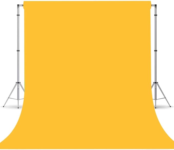 Yellow Photography Backdrop for Photoshoot, Fabric 8x10ft | Versatile Studio by TERSUM