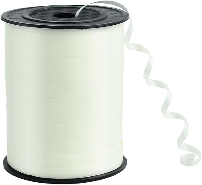 TONIFUL 500 Yards Beige Curling Ribbon Balloon String Gift Wrapping Decor | by TONIFUL