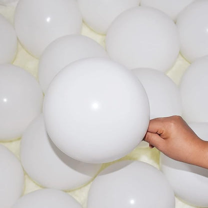 400 Pack White Balloons, 5 Inch White Latex Balloons Helium Balloons Party - Image 3