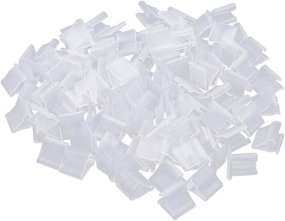 AKOAK 100 Pcs Useful "V" Shaped Balloon Seal Clip Transparent Balloon Button by AKOAK