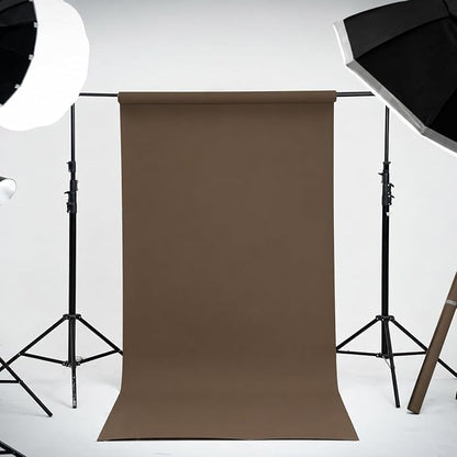 Kate Seamless Paper Backdrop Brown Paper Backdrop Seamless Backdrop Paper Rolls - Image 2