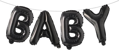 16 Inch Baby Letter Balloons Multicolor Foil Balloons BABY Balloons, Baby Shower by RUIANSI