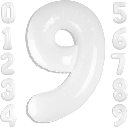 Number 9 Balloons 40 Inch 9 Balloon by Mluchee