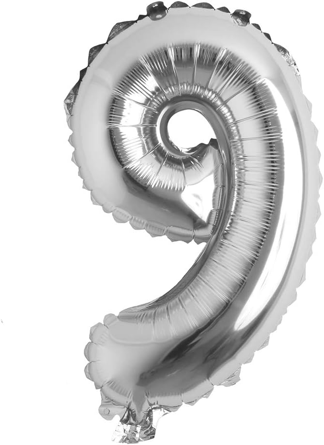 32 inch Letter Balloons Silver Alphabet Number Balloons Foil Mylar Party by REIANS