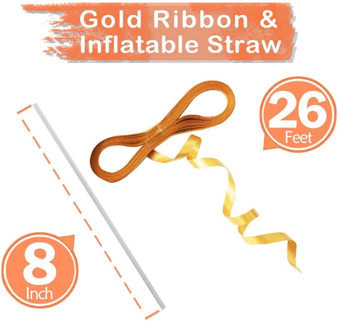 Gold Foil Balloons Number 6, Huge Number Balloons - Image 4