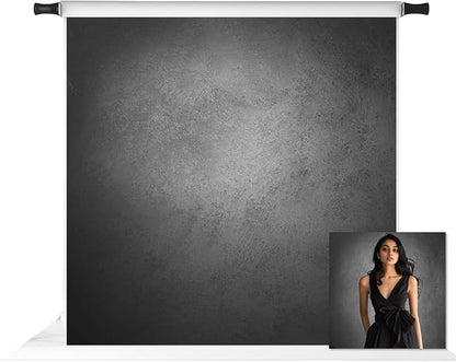 Kate 8x8ft Gray Abstract Photography Backdrop Grey Portrait Textures Photo by KateBackdropforPhotography
