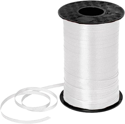 PMU 500 Yards x 3/16in White Crimped Curling Ribbon String by PMU
