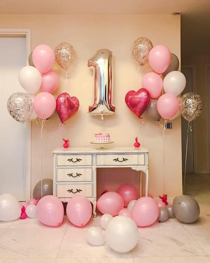Number Balloons Silver 15 Balloon 40 inch - Image 2