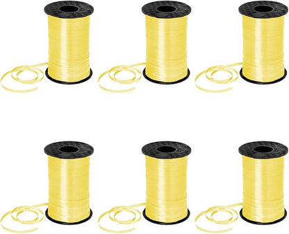 PMU 3000 Yards x 3/16in Daffodil Yellow Crimped Curling Ribbon String by PMU