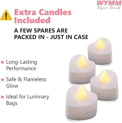 WYMM It Was Always You Light Up Letters, 30 Tea Lights & 1000 Rose Petals | - Image 3
