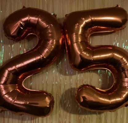 Coffee Brown Number 5 Balloon 40 inch, Birthday Party Balloons Decorations | - Image 6
