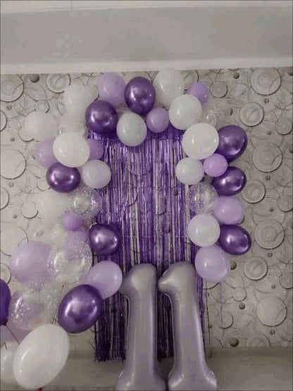 9 Balloon - Lilac Birthday Number Balloons, 40 Inch Decorations Men Women | - Image 2