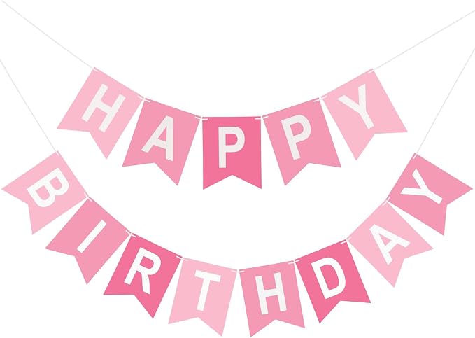 Happy Birthday Banner Birthday Party Banner NO DIY Happy Birthday Sign | by KINGLAKEGARDEN