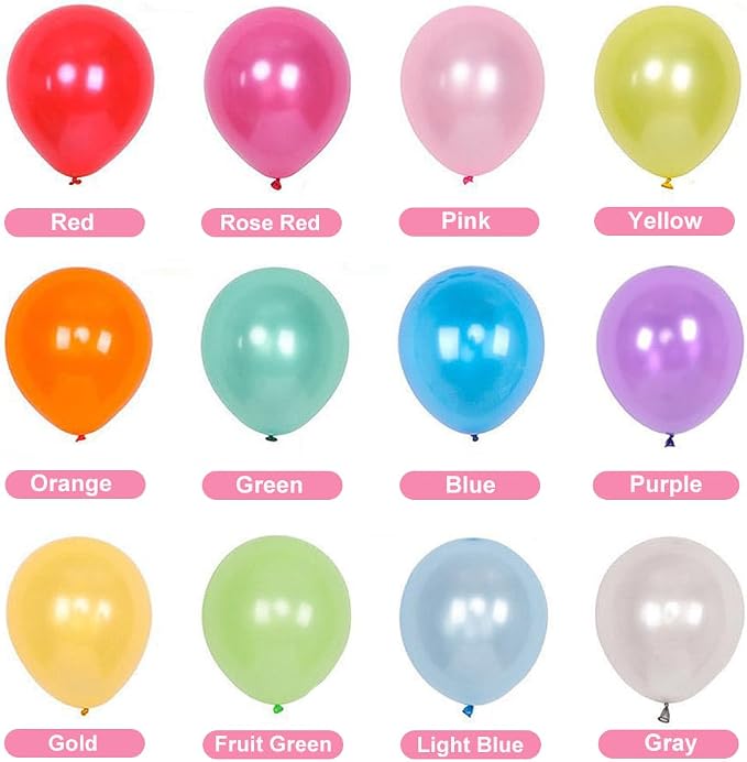 1000 Pcs Balloons Assorted Color, 10 Inch - Image 4