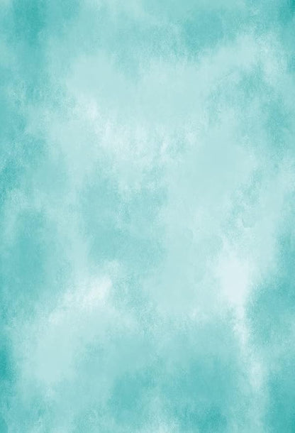 5x7ft Aqua Abstract Solid Photography Backdrops Gradient Portrait Photo Booth - Image 2