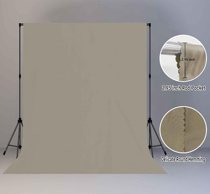 Grey Photography Backdrop for Photoshoot, Fabric 8x10ft | Polyester Studio - Image 2