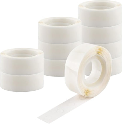3000PCS Point Dots Balloon Glue Removable Adhesive Point Tape, 10Rolls Double by CYFUNDESIGN