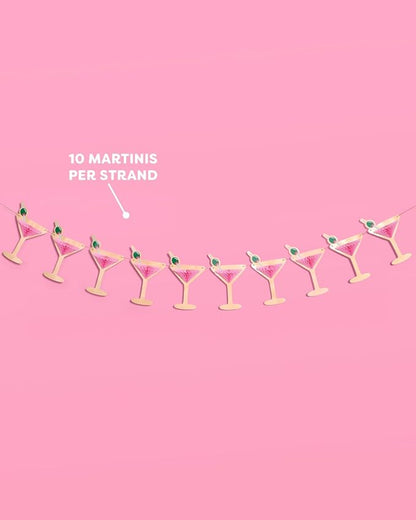 xo, Fetti Martini 3D Pop Up Gold Foil Banner - 5ft | Birthday Bach Decor | - Image 2