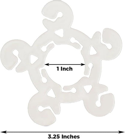 Efavormart 100-Piece Flower Balloon Clip Connectors - Image 3