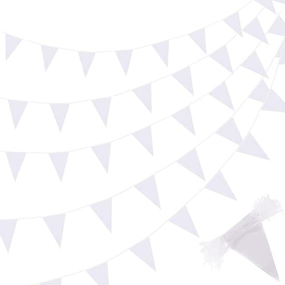 Tatuo 200 Feet Solid Pennant Banners Flags String Triangle Hanging DIY Bunting by Tatuo