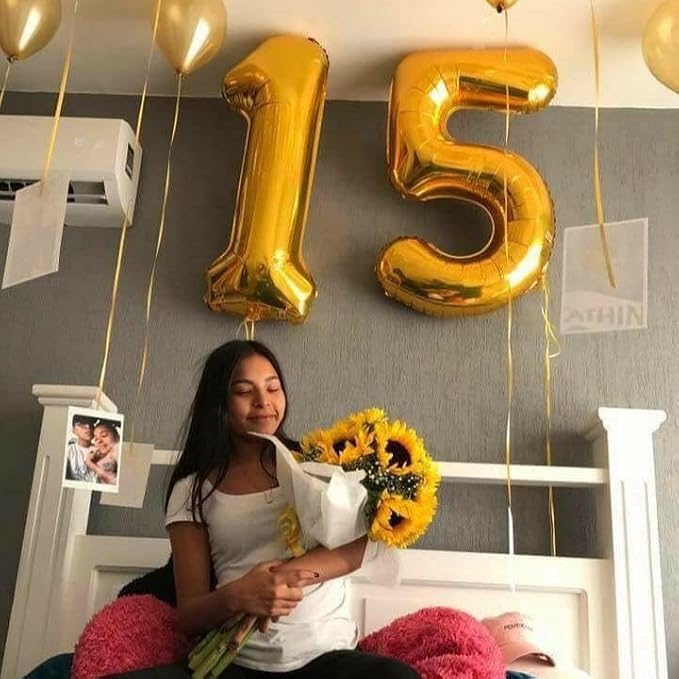 Gold 50 Balloon - Image 9