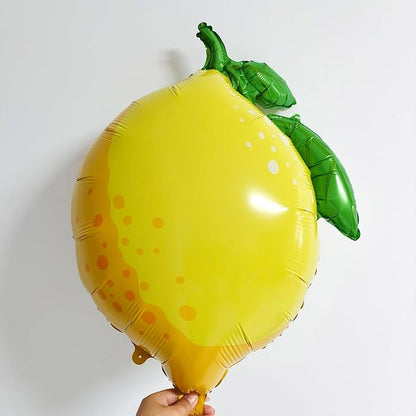Lemon Party Decoration with Lemon Balloons Yellow Confetti Balloons - Image 3