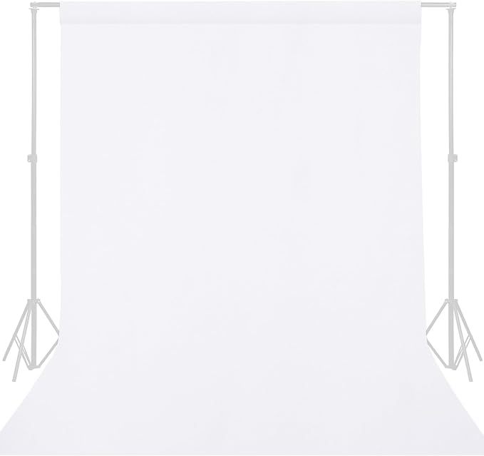 GFCC 7.5FTx10FT White Backdrop Background by GFCC