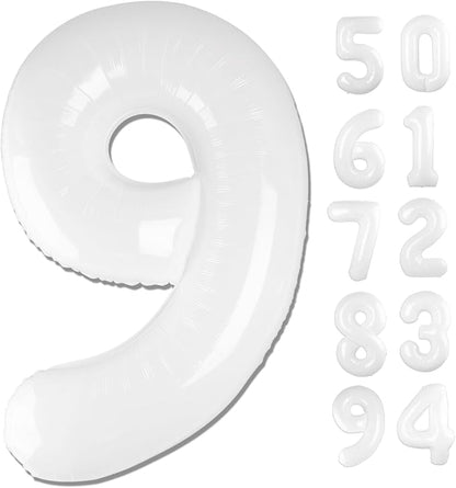 White 9 Balloon by IWERP