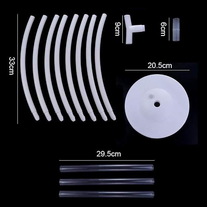 Vctitil 64 Inches Height Circle Balloon Arch Frame Stand Kit Round Balloon - Image 3