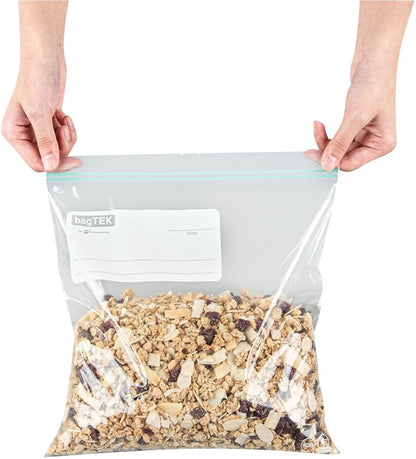 Restaurantware-Bag Tek 1 Gallon Storage Zip Bags, 1000 Disposable Zipper Pouch - Image 8