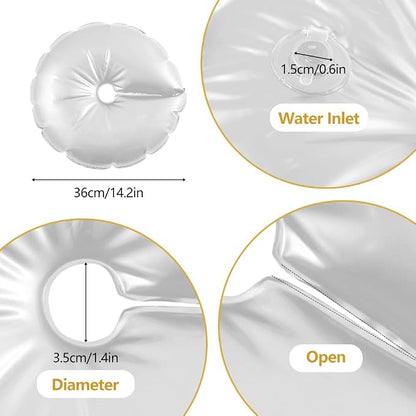 White Balloon Arch Weights, Heavy Duty Water-Filled Base Weights - Image 2