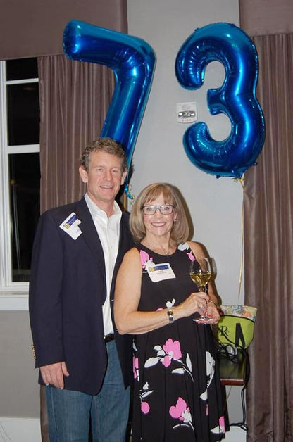 Navy Blue 7 Balloon - Image 8