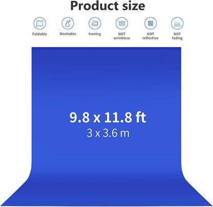 NEEWER 10 x 12FT / 3 x 3.6M PRO Photo Studio premium polyester Collapsible - Image 2