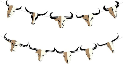Hooqict Western Cowboy Rodeo Party Banner Western Birthday Party Decorations by Hooqict