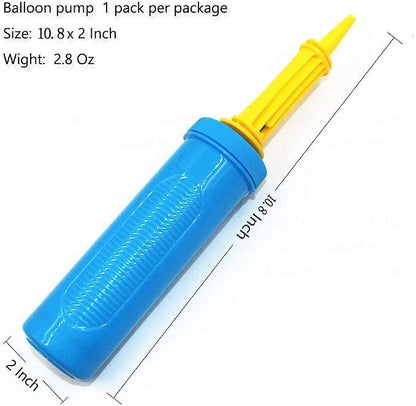 Portable Hand-Held Air Pump for Inflatables, Double Action Balloon Pump | - Image 2