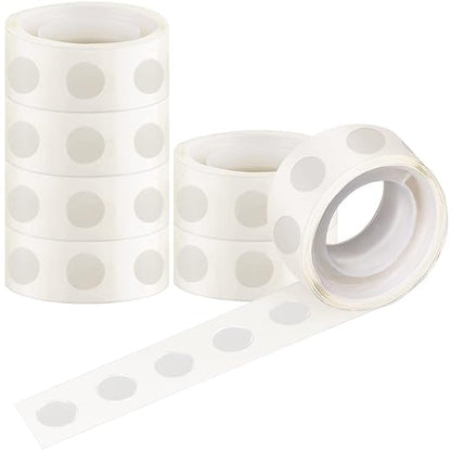 Glue Points, 700 12mm/0.47" 7 Rolls Poster Putty Adhesive Clear Balloons Dots by Surard