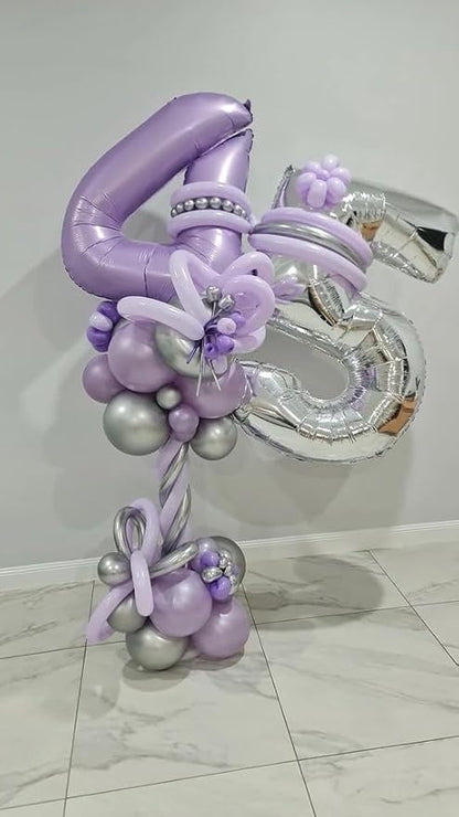 Lilac Number 9 Balloon 40 Inch - Image 8
