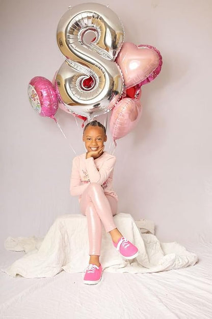 Number Balloons 18 Balloon 40 inch Silver - Image 2
